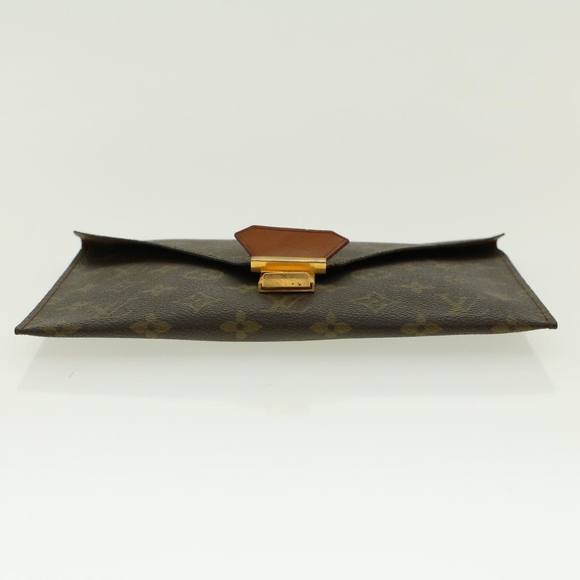 LOUIS VUITTON Monogram Posh Plate Briefcase M53522 LV Auth rd5007 - Picture 6 of 16